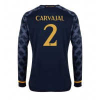 Real Madrid Daniel Carvajal #2 Bortedrakt 2023-24 Langermet